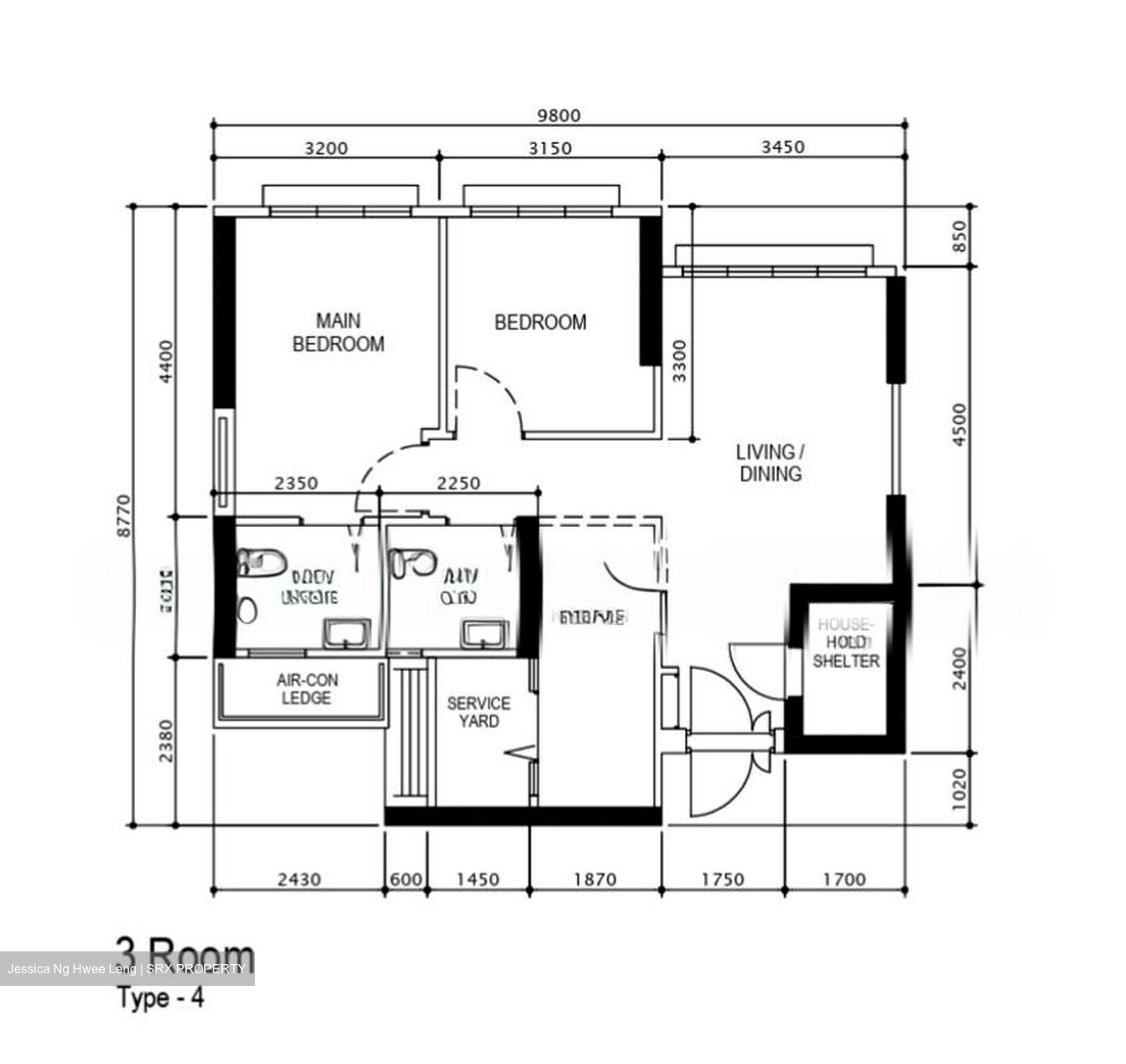 Blk 801B West Coast Parkview (Clementi), HDB 3 Rooms #506081381